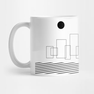 Minimalist Design - Geometric City Mug